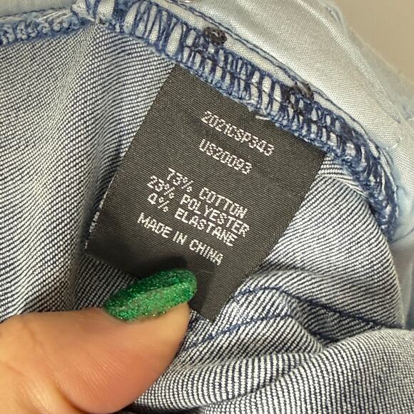 Universal Standard Skinny Jeans Womens Plus Size 16 Blue Denim Seine High Rise - Picture 9 of 9